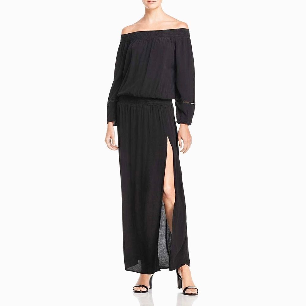 NWOT Muche & Muchette Ellyn Black Maxi Dress